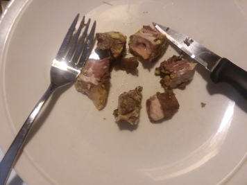 meat cut into bite sizes
